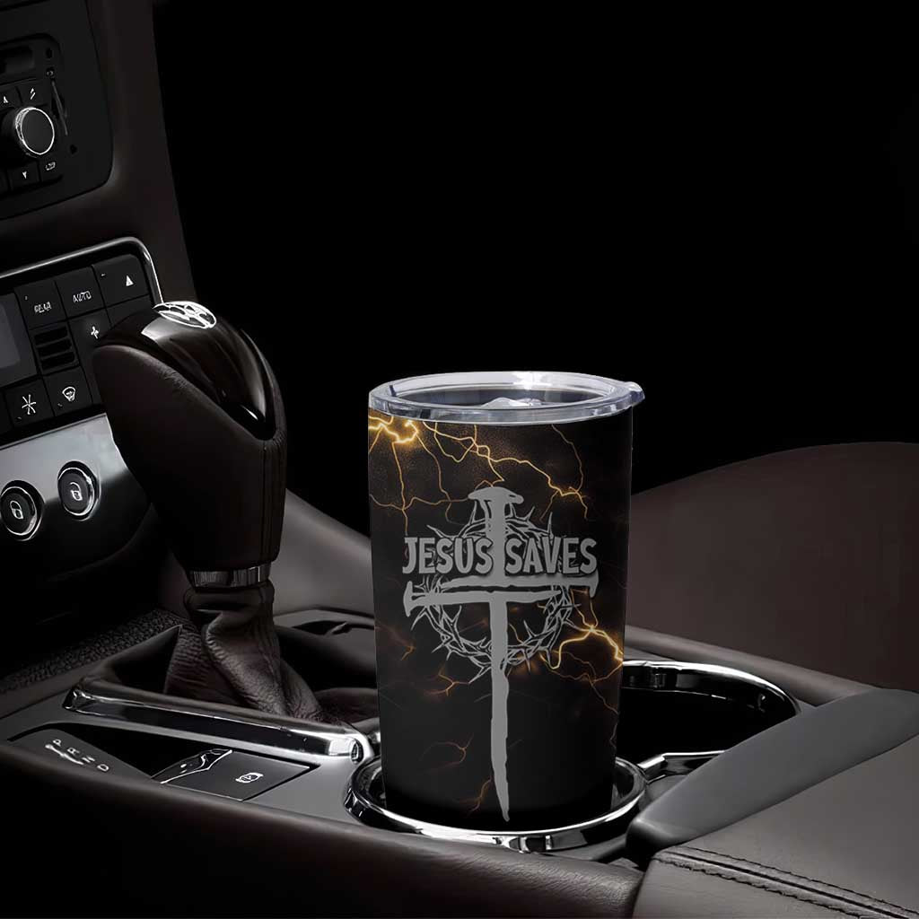 Christian Faith Over Fear Tumbler Cup Religious Jesus Saves Cross US Flag Prayer Patriotic - Wonder Print Shop