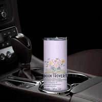Personalized Booktrovert Skinny Tumbler Custom Name Funny Book Lovers Gifts For Women