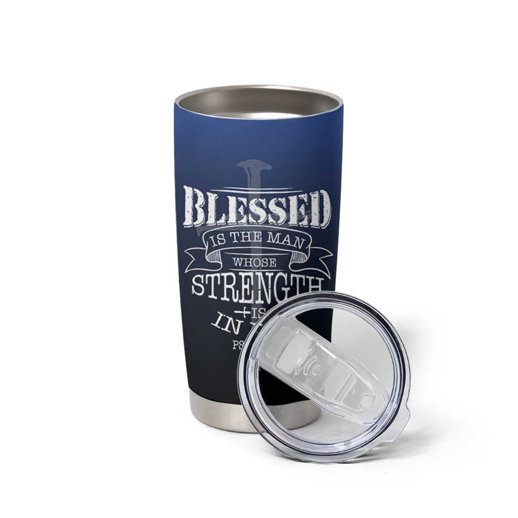 Christian Gifts for Men Tumbler Cup Religious Cross US Flag Prayer Patriotic - Wonder Print Shop