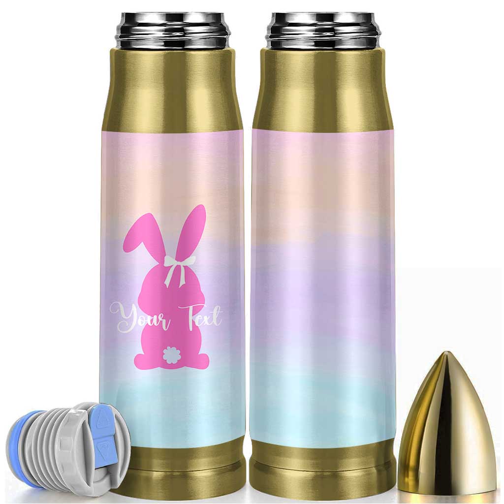 Personalized Rabbit Bullet Tumbler Custom Name Bunny Lovers Cute Easter Spring Gift for Women