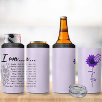 Christian Gifts for Women Faith 4 in 1 Can Cooler Tumbler Inspirational Religious Bible Gift for Her - Wonder Print Shop