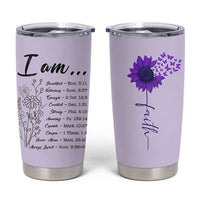Christian Gifts for Women Faith Tumbler Cup Inspirational Religious Bible Gift for Her - Wonder Print Shop