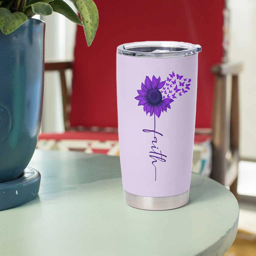 Christian Gifts for Women Faith Tumbler Cup Inspirational Religious Bible Gift for Her - Wonder Print Shop