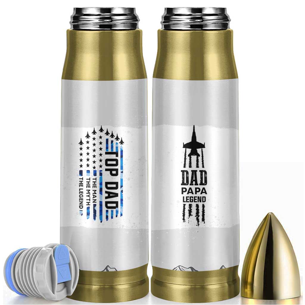 Fathers Day Dad Gifts Bullet Tumbler From Daughter Son Dad Birthday Gift Camo US Flag