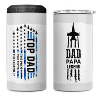Fathers Day Dad Gifts 4 in 1 Can Cooler Tumbler From Daughter Son Dad Birthday Gift Camo US Flag