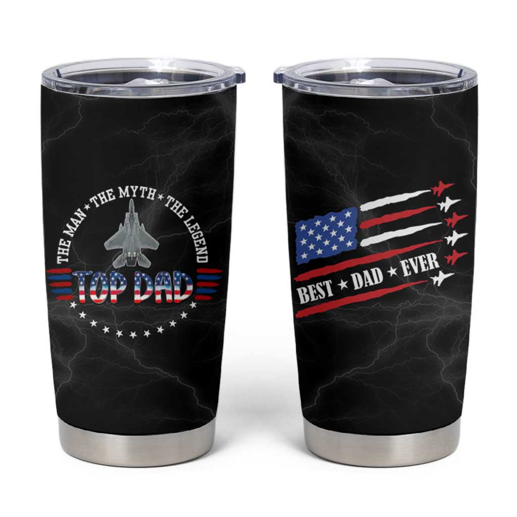 Christmas Gifts for Dad Tumbler Cup Best Dad Ever The Man The Myth The Legend - Wonder Print Shop