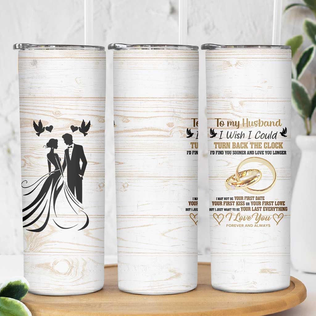 Gifts For Husband From Wife Skinny Tumbler To My Husband I Love You Wedding Anniversary Gift