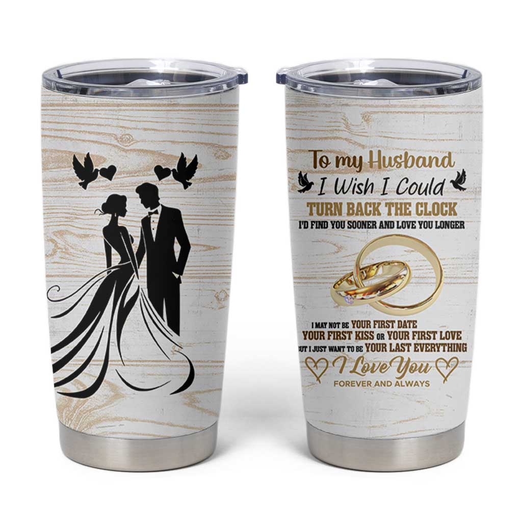 Gifts For Husband From Wife Tumbler Cup To My Husband I Love You Wedding Anniversary Gift