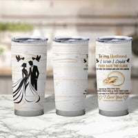 Gifts For Husband From Wife Tumbler Cup To My Husband I Love You Wedding Anniversary Gift