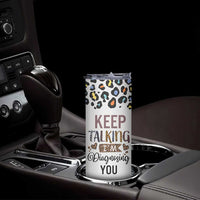 Psychology Gifts Skinny Tumbler Keep Talking I'm Diagnosing You School Psychologist