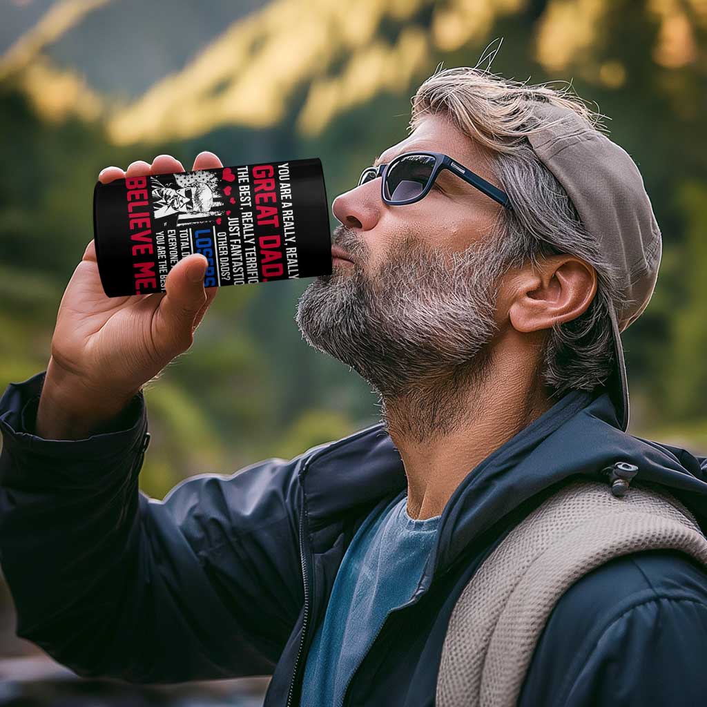 Christmas Gifts for Dad 4 in 1 Can Cooler Tumbler for Christmas Fathers Day - Wonder Print Shop