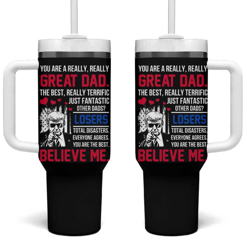 Christmas Gifts for Dad Tumbler With Handle for Christmas Fathers Day - Wonder Print Shop
