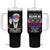 Christmas Gifts for Dad Tumbler With Handle Best Dad Ever American Flag - Wonder Print Shop