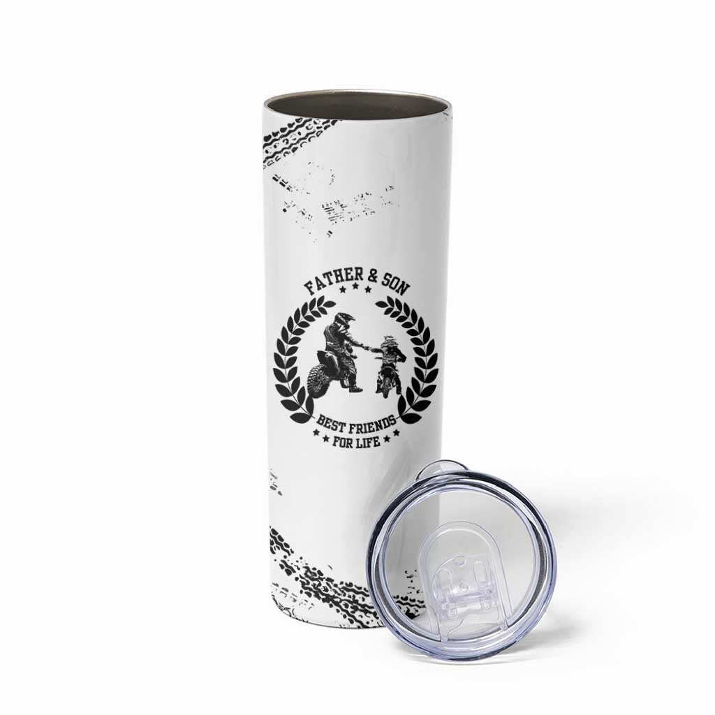 Gifts For Dad From Son Skinny Tumbler Dirt Bike Dad Bike Biker MX Motocross Rider