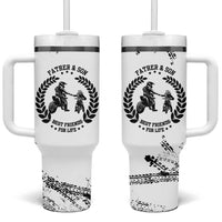 Gifts For Dad From Son Tumbler With Handle Dirt Bike Dad Bike Biker MX Motocross Rider