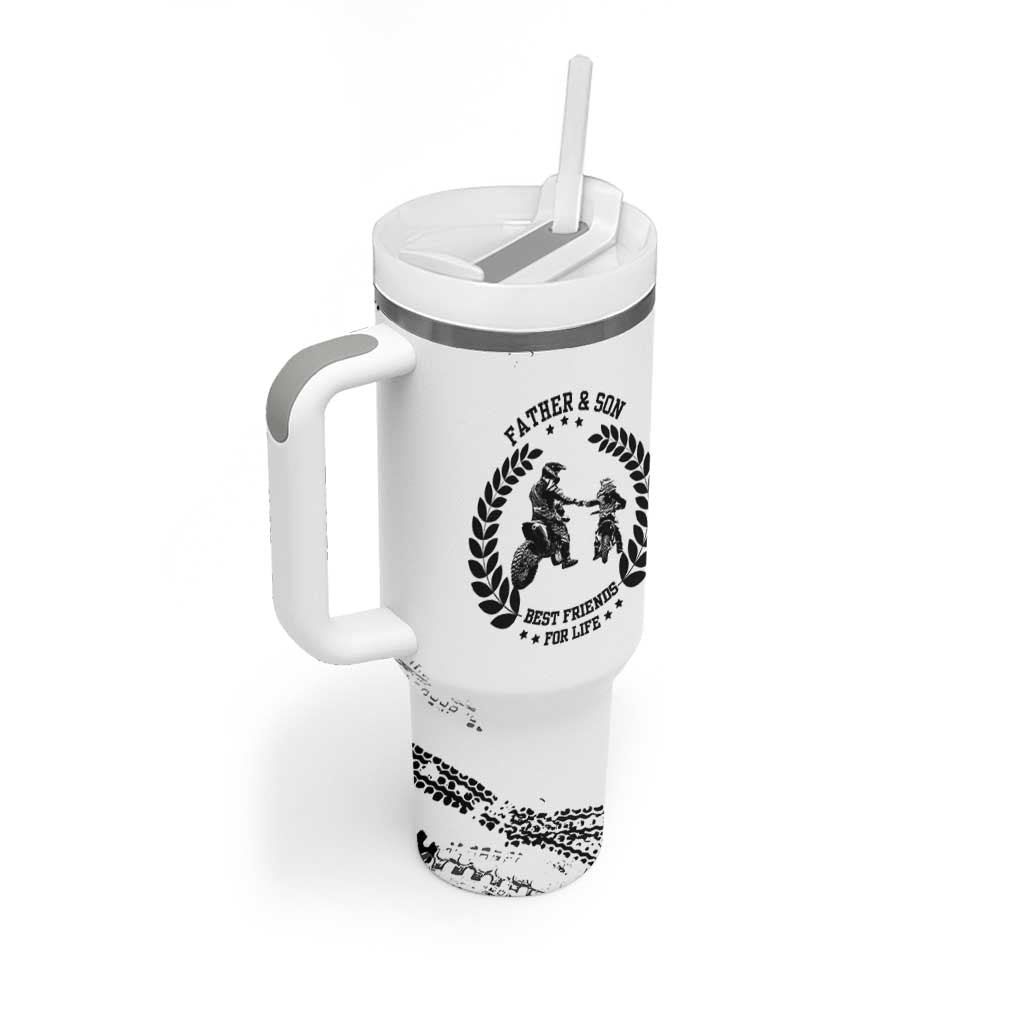 Gifts For Dad From Son Tumbler With Handle Dirt Bike Dad Bike Biker MX Motocross Rider