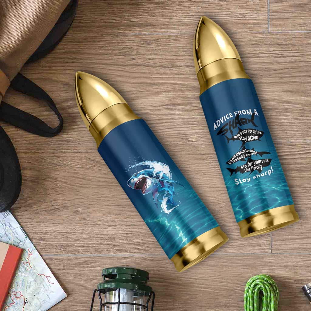 Shark Lovers Bullet Tumbler Everything Will Kill You So Choose Something Fun