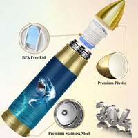 Shark Lovers Bullet Tumbler Everything Will Kill You So Choose Something Fun