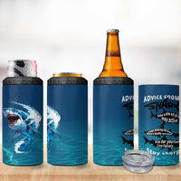 Shark Lovers 4 in 1 Can Cooler Tumbler Everything Will Kill You So Choose Something Fun