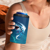 Shark Lovers 4 in 1 Can Cooler Tumbler Everything Will Kill You So Choose Something Fun