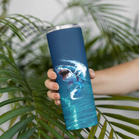 Shark Lovers Skinny Tumbler Everything Will Kill You So Choose Something Fun