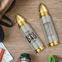 Best Bonus Dad Ever Bullet Tumbler Stepdad Fathers Day Gifts From Stepdaughter Stepson - Wonder Print Shop