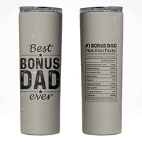 Best Bonus Dad Ever Skinny Tumbler Stepdad Fathers Day Gifts From Stepdaughter Stepson - Wonder Print Shop