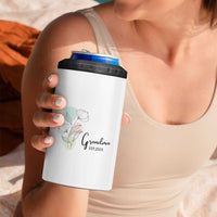 Promoted to Grandma 4 in 1 Can Cooler Tumbler Est 2025 New Grandmother Gift