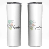 Promoted to Grandma Skinny Tumbler Est 2025 New Grandmother Gift