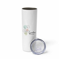 Promoted to Grandma Skinny Tumbler Est 2025 New Grandmother Gift