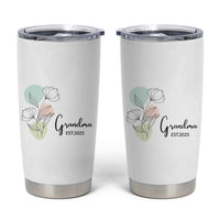 Promoted to Grandma Tumbler Cup Est 2025 New Grandmother Gift