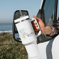 Promoted to Grandma Tumbler With Handle Est 2025 New Grandmother Gift