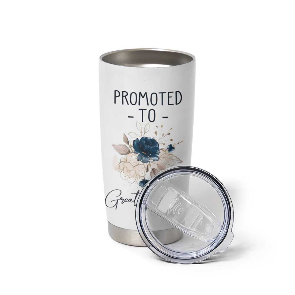 Promoted to Grandma Tumbler Cup First Time Grandmother New Nana Gift