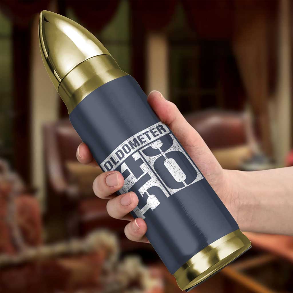 Funny 50th Birthday Bullet Tumbler Oldometer Odometer 1976 50 Year Old Birthday Old Joke