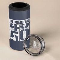 Funny 50th Birthday 4 in 1 Can Cooler Tumbler Oldometer Odometer 1976 50 Year Old Birthday Old Joke