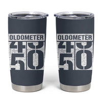 Funny 50th Birthday Tumbler Cup Oldometer Odometer 1976 50 Year Old Birthday Old Joke