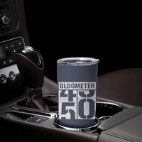 Funny 50th Birthday Tumbler Cup Oldometer Odometer 1976 50 Year Old Birthday Old Joke