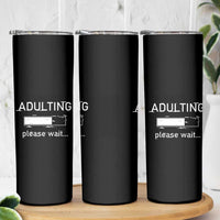 18th Birthday Gifts Skinny Tumbler Adulting Please Wait 2008 18th Birthday For Boys Girls