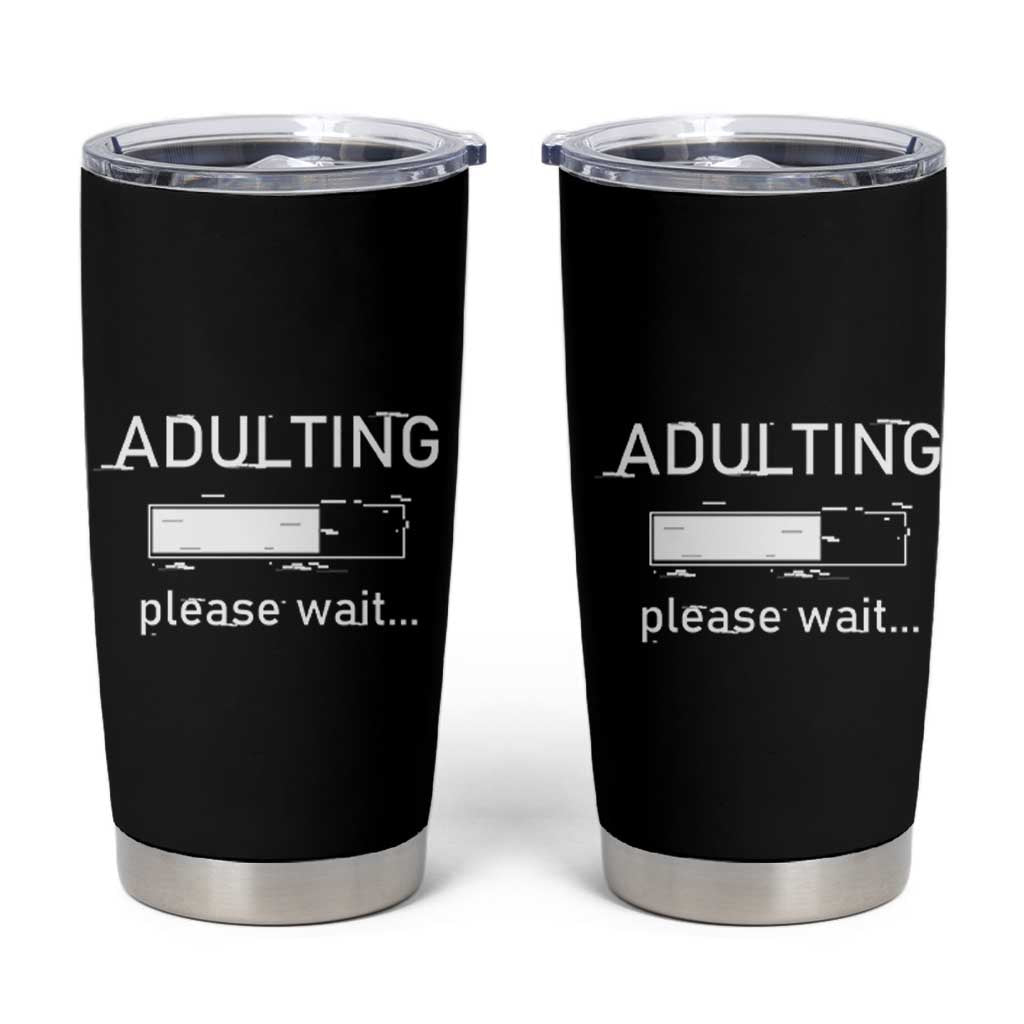 18th Birthday Gifts Tumbler Cup Adulting Please Wait 2008 18th Birthday For Boys Girls