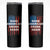 Funny Beer Alcohol Drunk Skinny Tumbler Make America Drunk Again American Flag USA 4th July - Wonder Print Shop