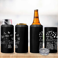 Just One More Chapter 4 in 1 Can Cooler Tumbler Book Lover Floral Library
