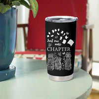 Just One More Chapter Tumbler Cup Book Lover Floral Library