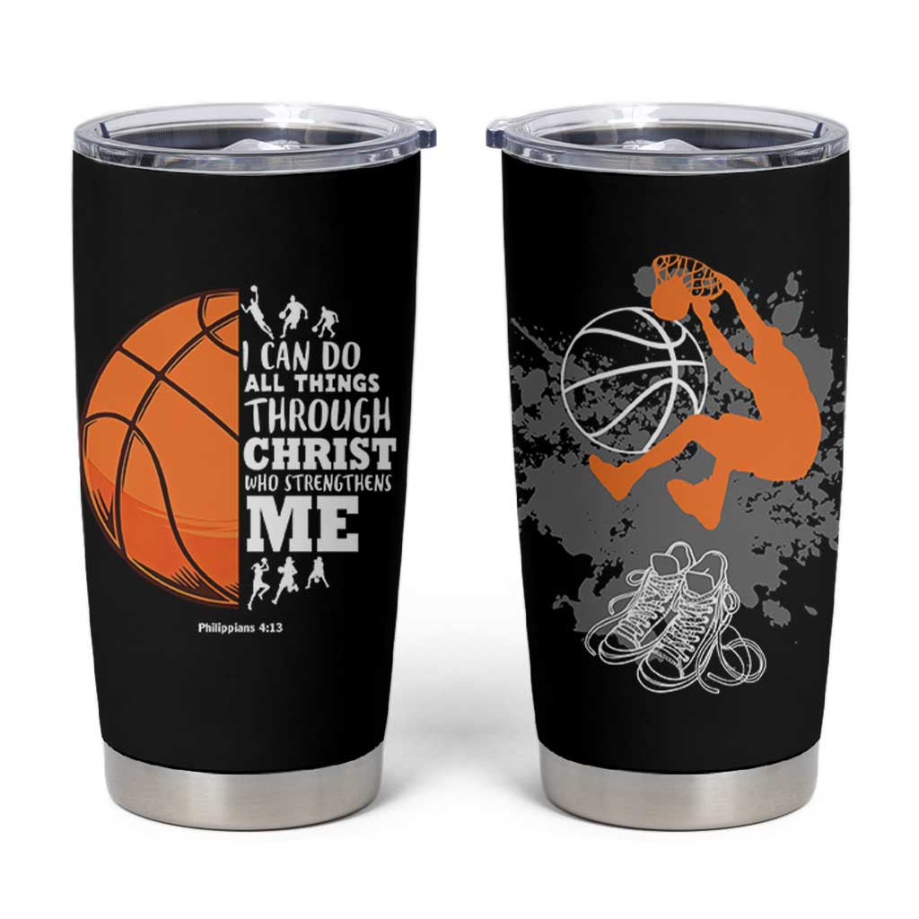 Christian Basketball Gifts Tumbler Cup Basketball Player Coach Bulk Team Gift