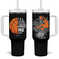 Christian Basketball Gifts Tumbler With Handle Basketball Player Coach Bulk Team Gift