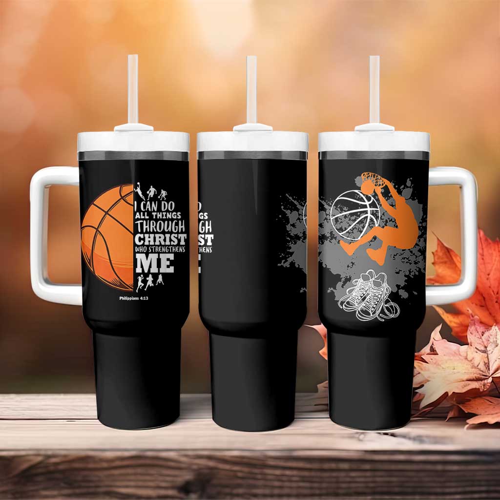 Christian Basketball Gifts Tumbler With Handle Basketball Player Coach Bulk Team Gift