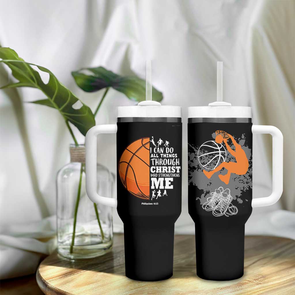 Christian Basketball Gifts Tumbler With Handle Basketball Player Coach Bulk Team Gift