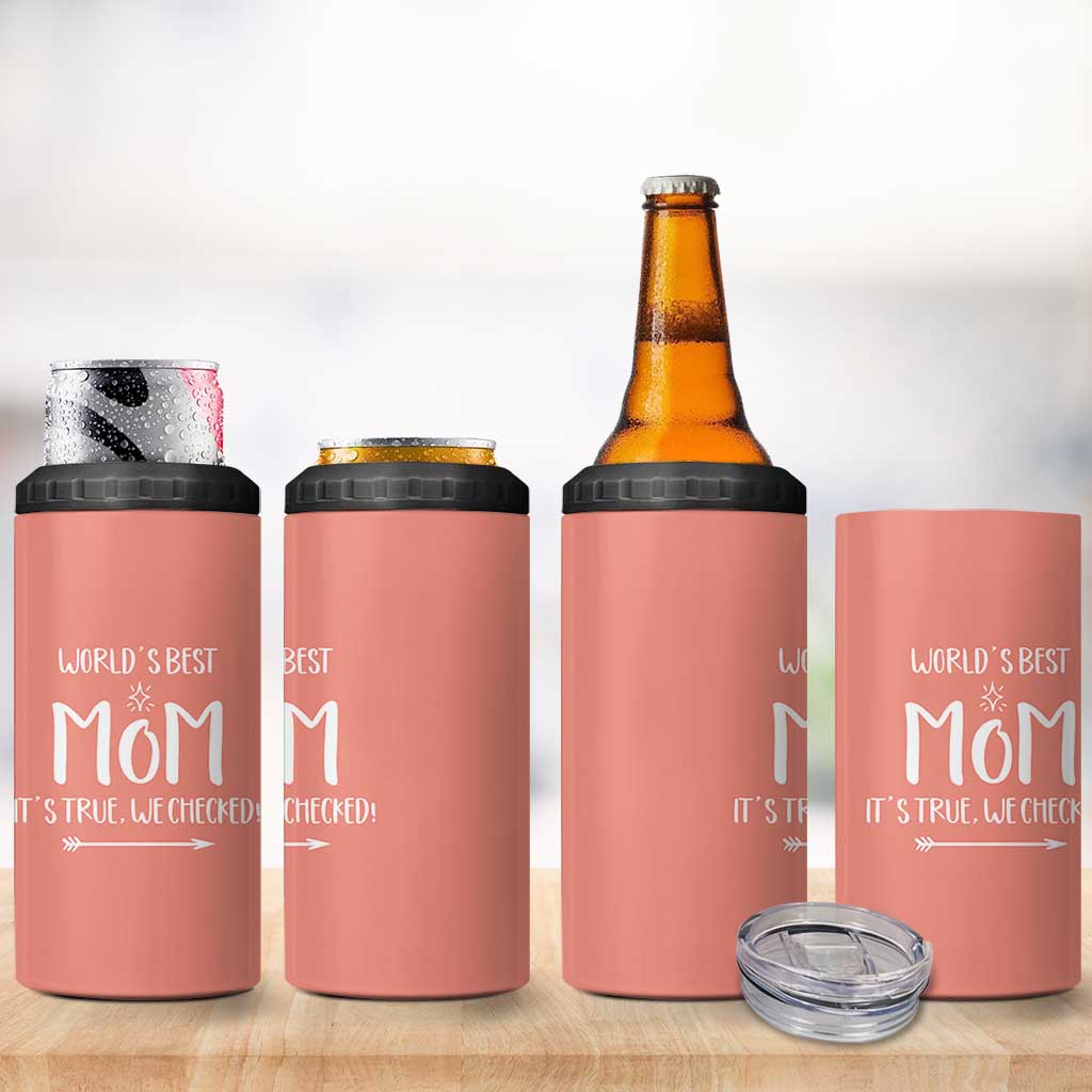 Gifts For Mom 4 in 1 Can Cooler Tumbler Funny Best Mom Mothers Day Gifts Idea