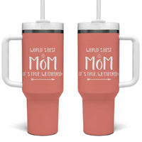 Gifts For Mom Tumbler With Handle Funny Best Mom Mothers Day Gifts Idea