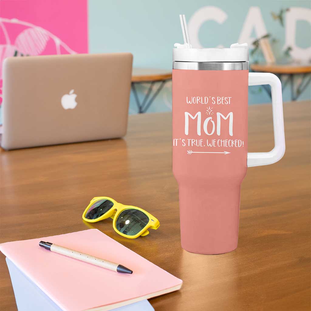 Gifts For Mom Tumbler With Handle Funny Best Mom Mothers Day Gifts Idea