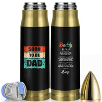 Soon To Be Dad Bullet Tumbler New Expecting Dad First Time Father's Day